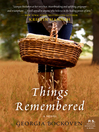 Cover image for Things Remembered